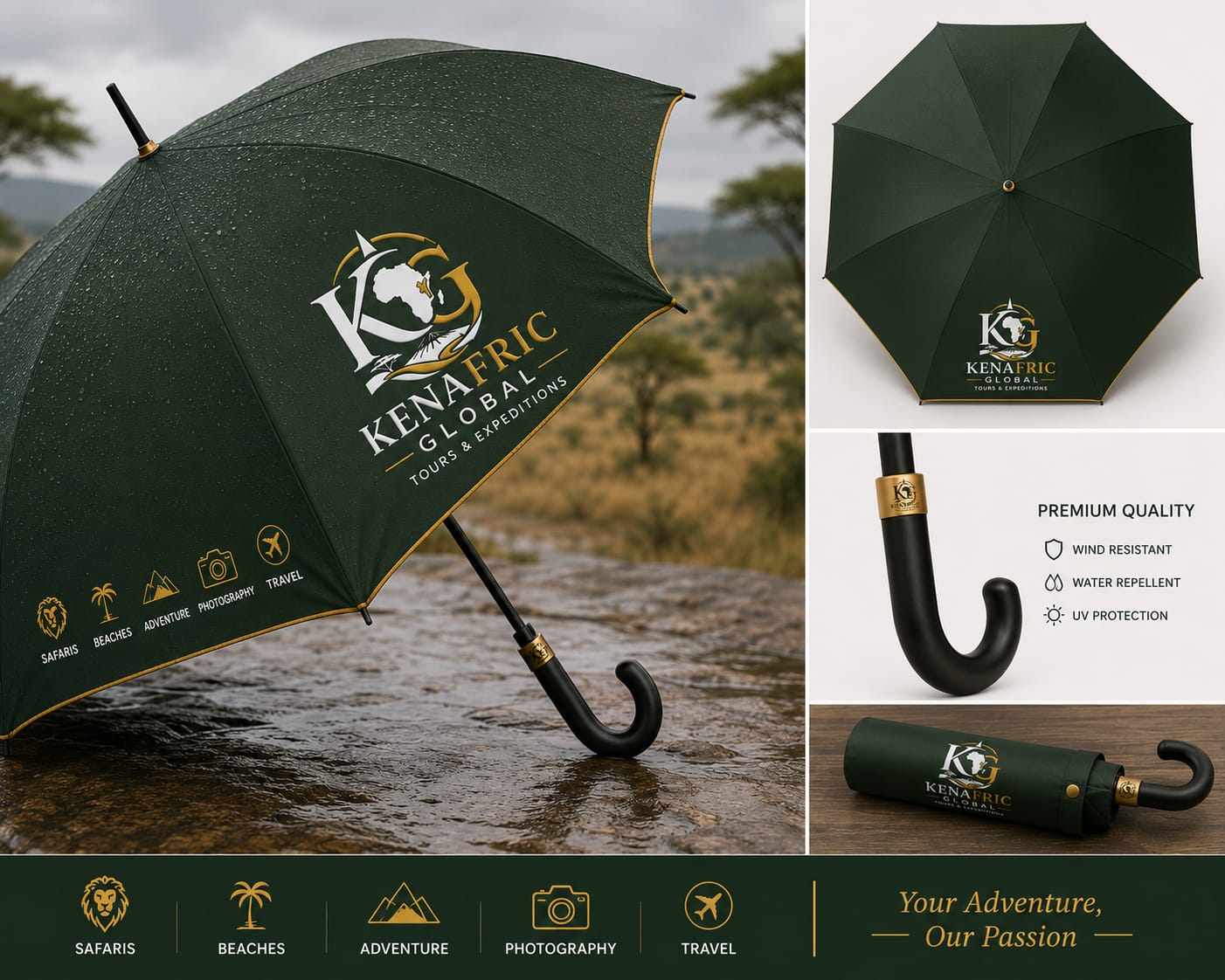 KENAFRIC GLOBAL Golf Umbrella